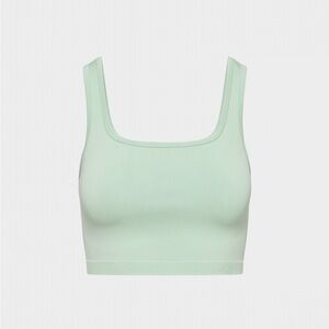 TNA Golden Body Grip™ Squareneck Bra Top in Terrace Sage - Medium